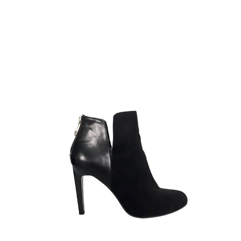 Zara Trafaluc Suede Heel Ankle Boot